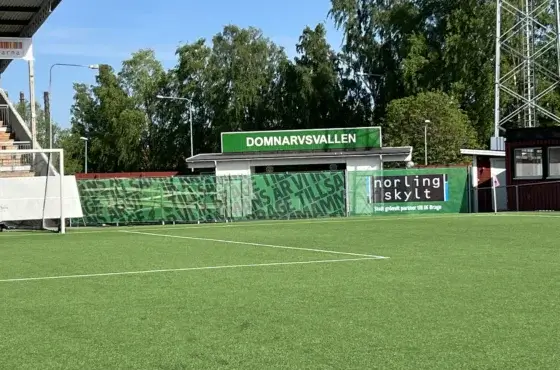 Domnarsvallen-Arenareklam-Borlänge-Norling-Skylt